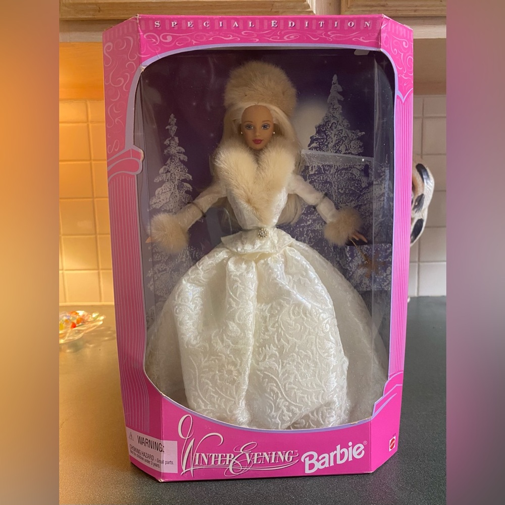 Barbie Winter Evening Special Edition Doll, New in Box, 1998